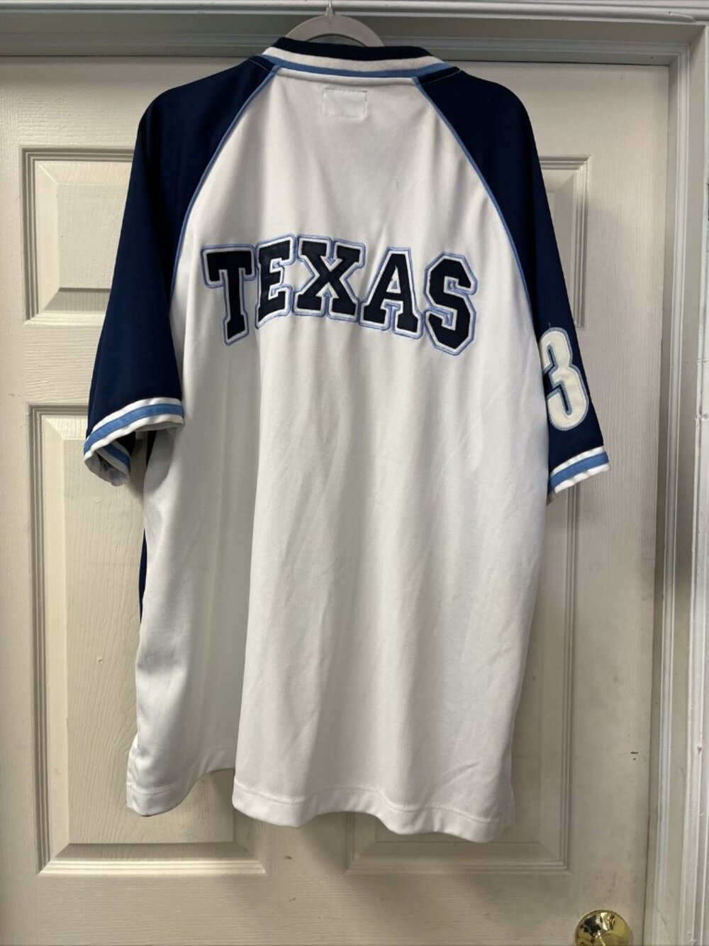 Raw Blue Classics- Texas  Jersey- #34 -Size XL - With Tag  Basketball